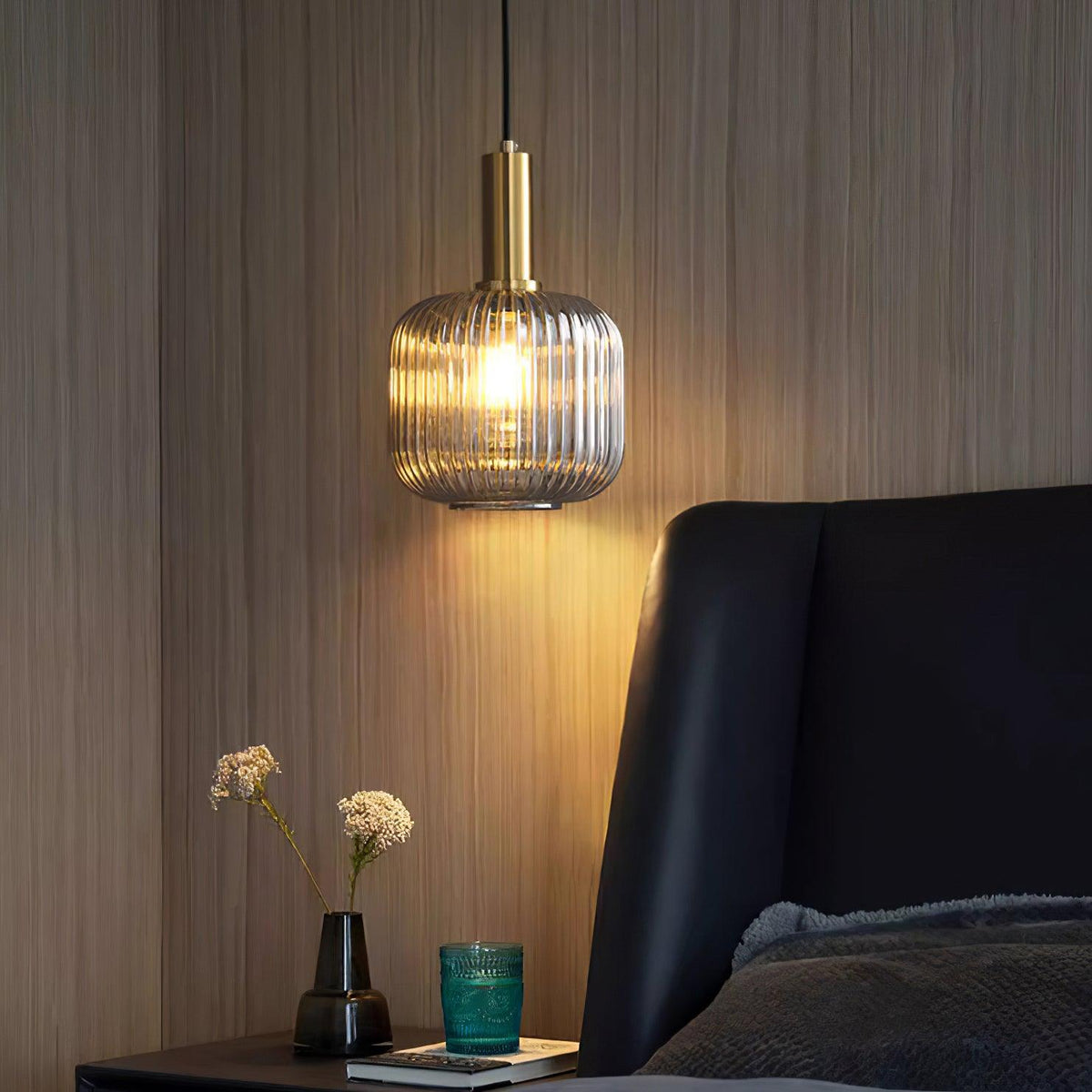 Lampa wisząca ryflowana Elma