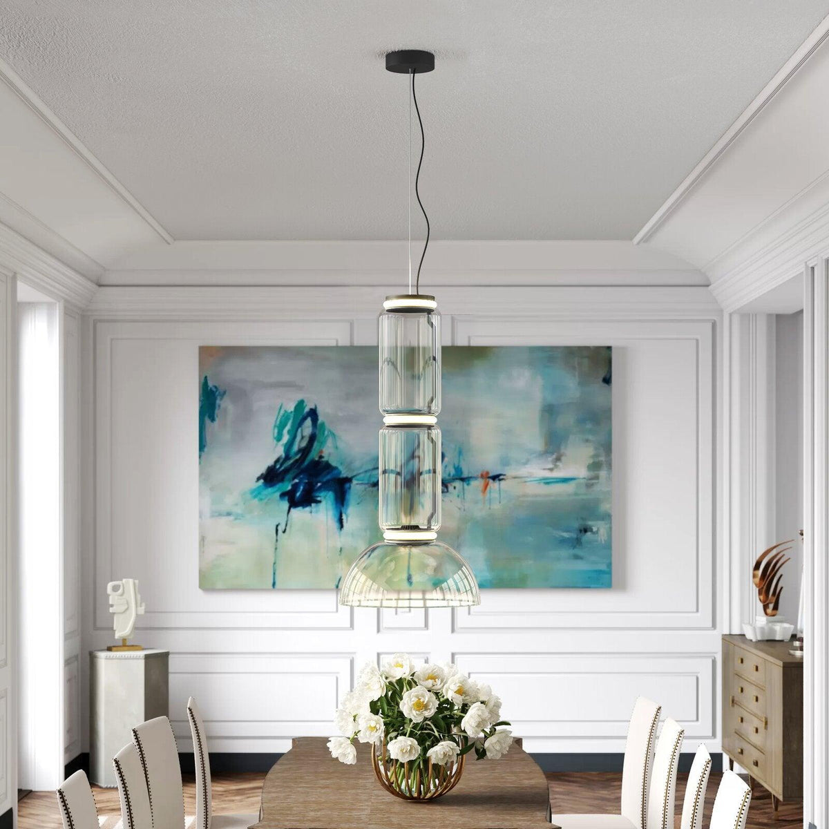 Cylindrical LED Pendant Light – detail 2