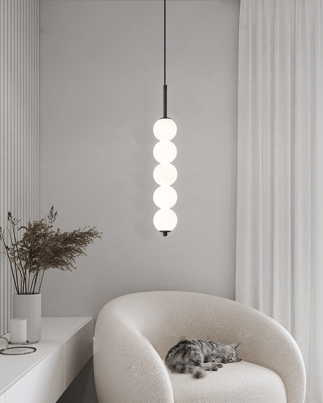 Lampa wisząca z kulami Milemir
