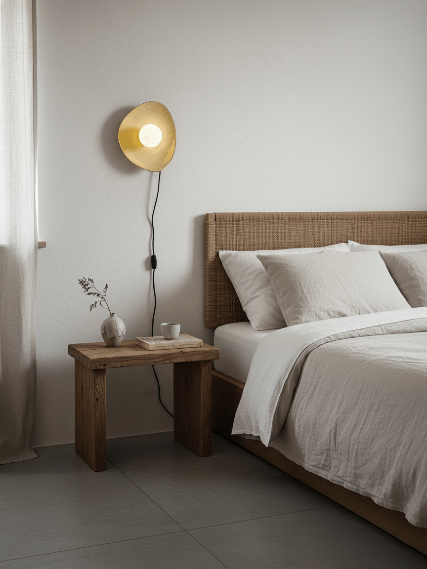 Pebble Disc Plug-in Wall Light – detail 5