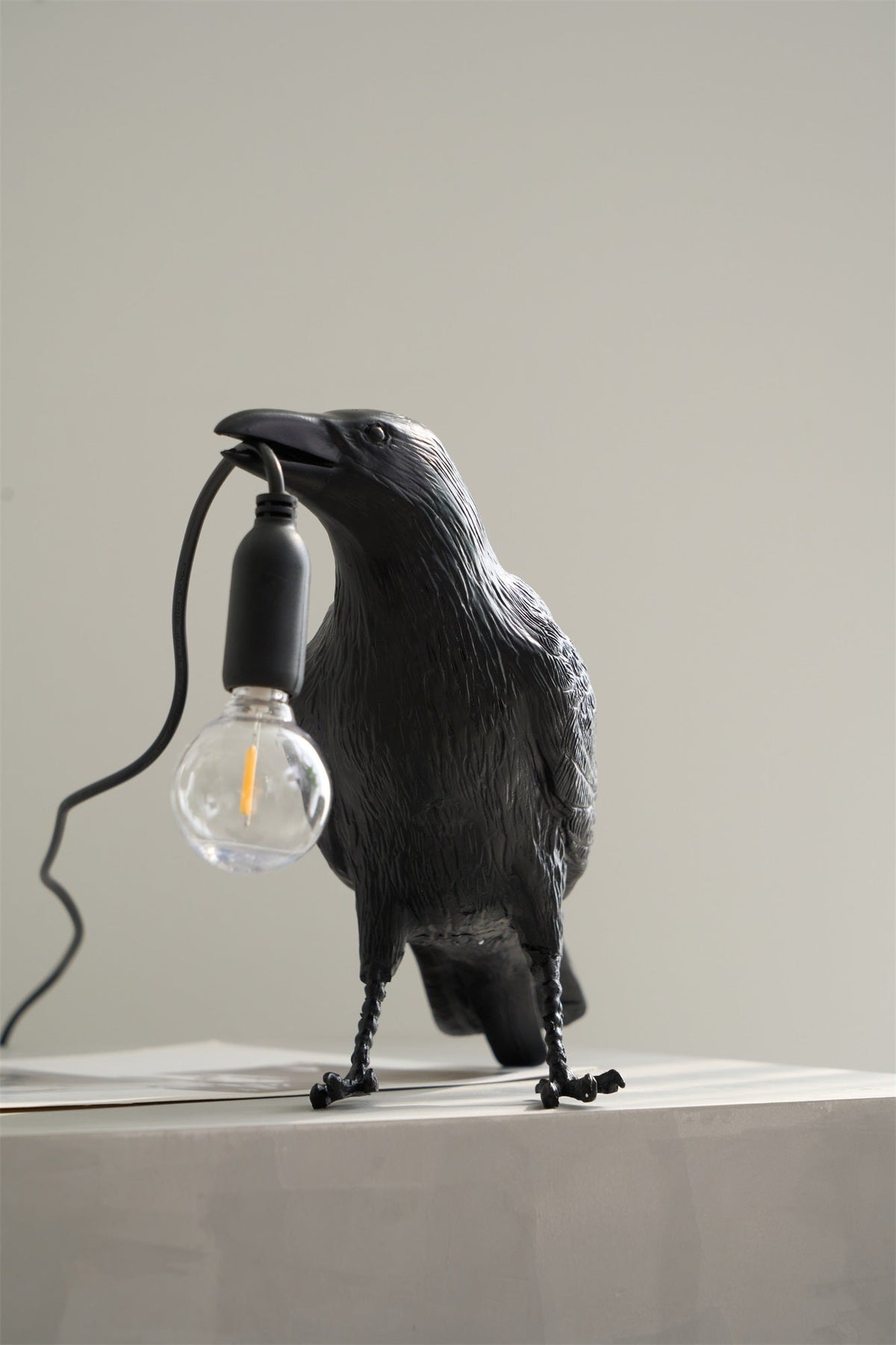 Raven Resin Table Lamp - Vakkerlight