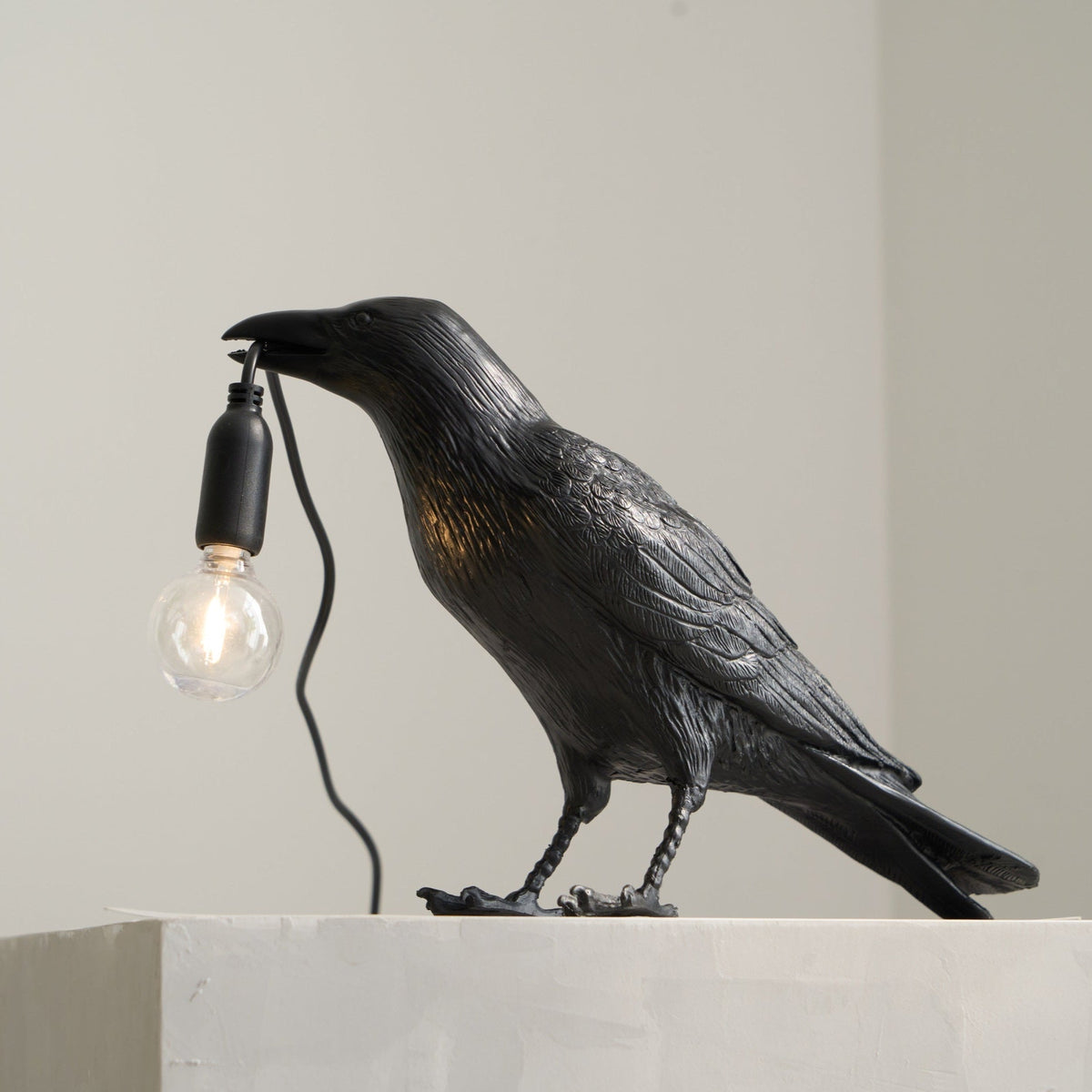 Raven Resin Table Lamp – detail 14