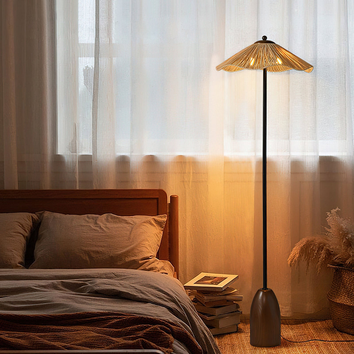 Lampa podłogowa retro Galrek
