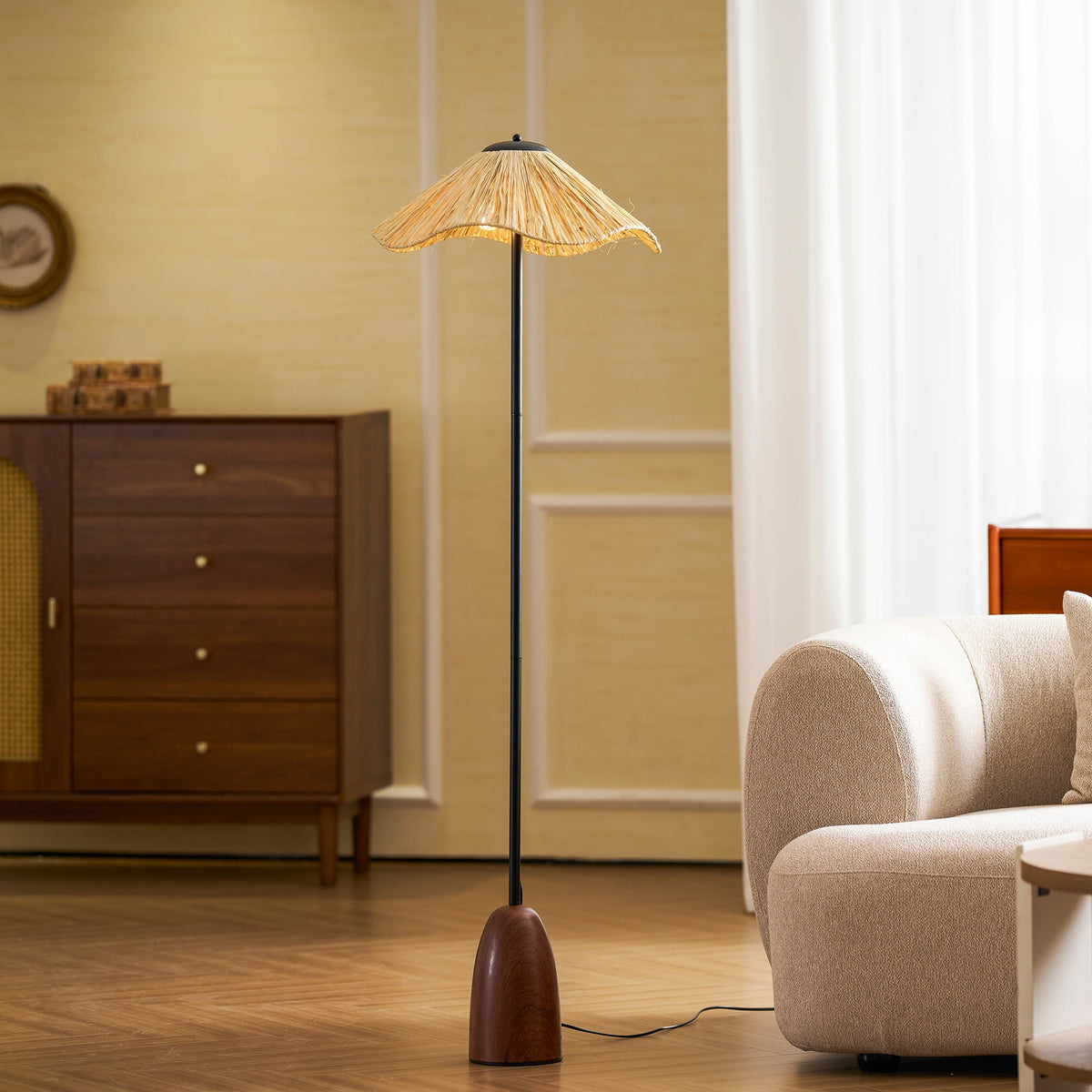 Lampa podłogowa retro Galrek