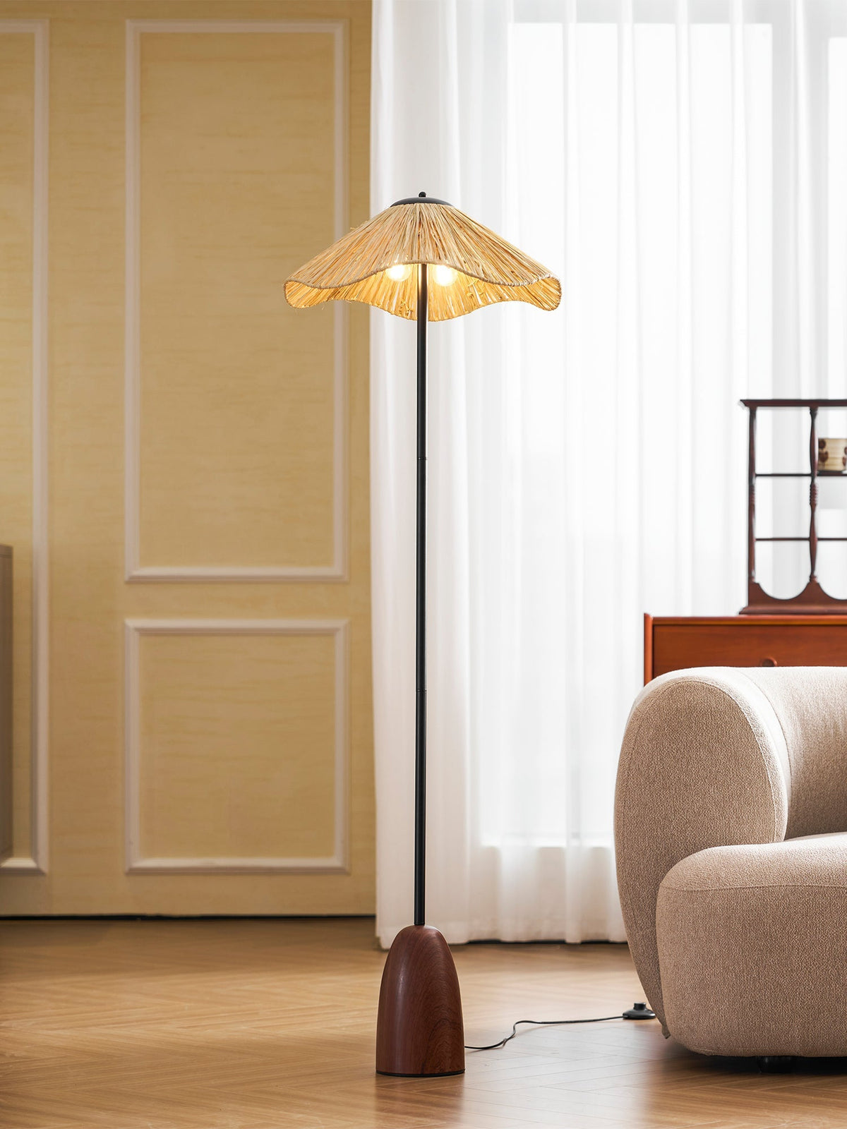 Lampa podłogowa retro Galrek