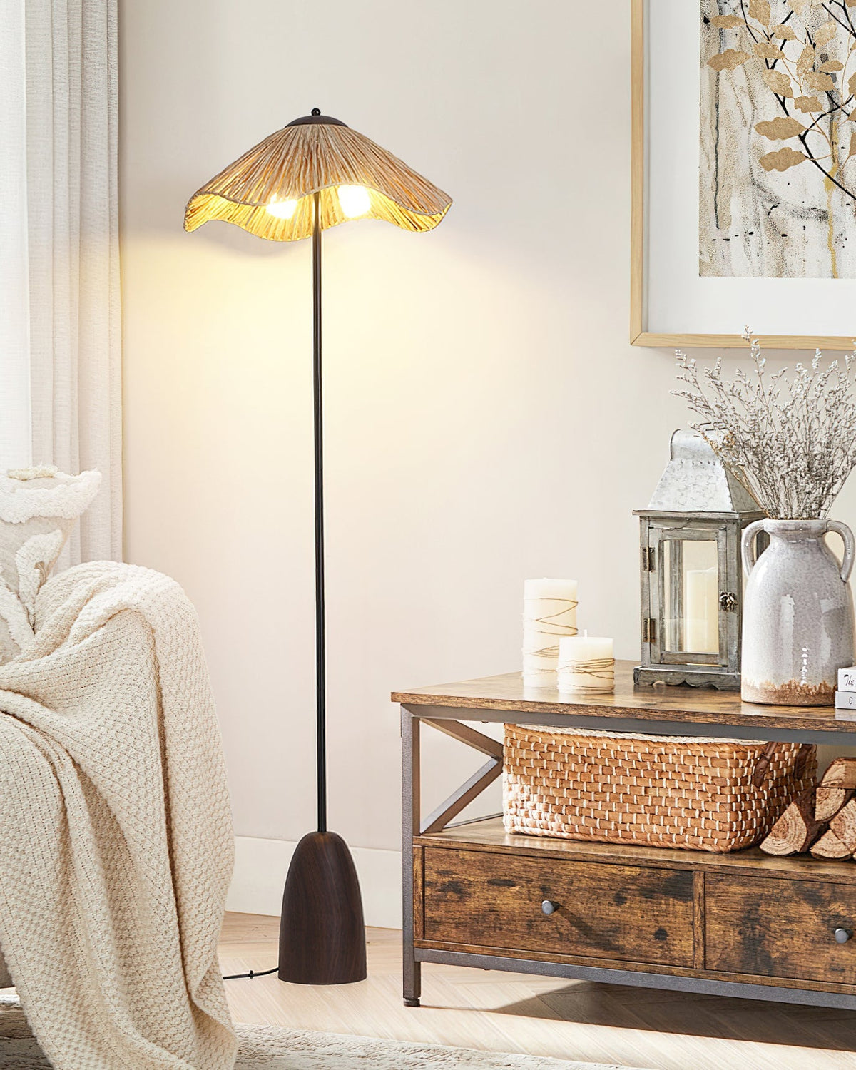 Lampa podłogowa retro Galrek