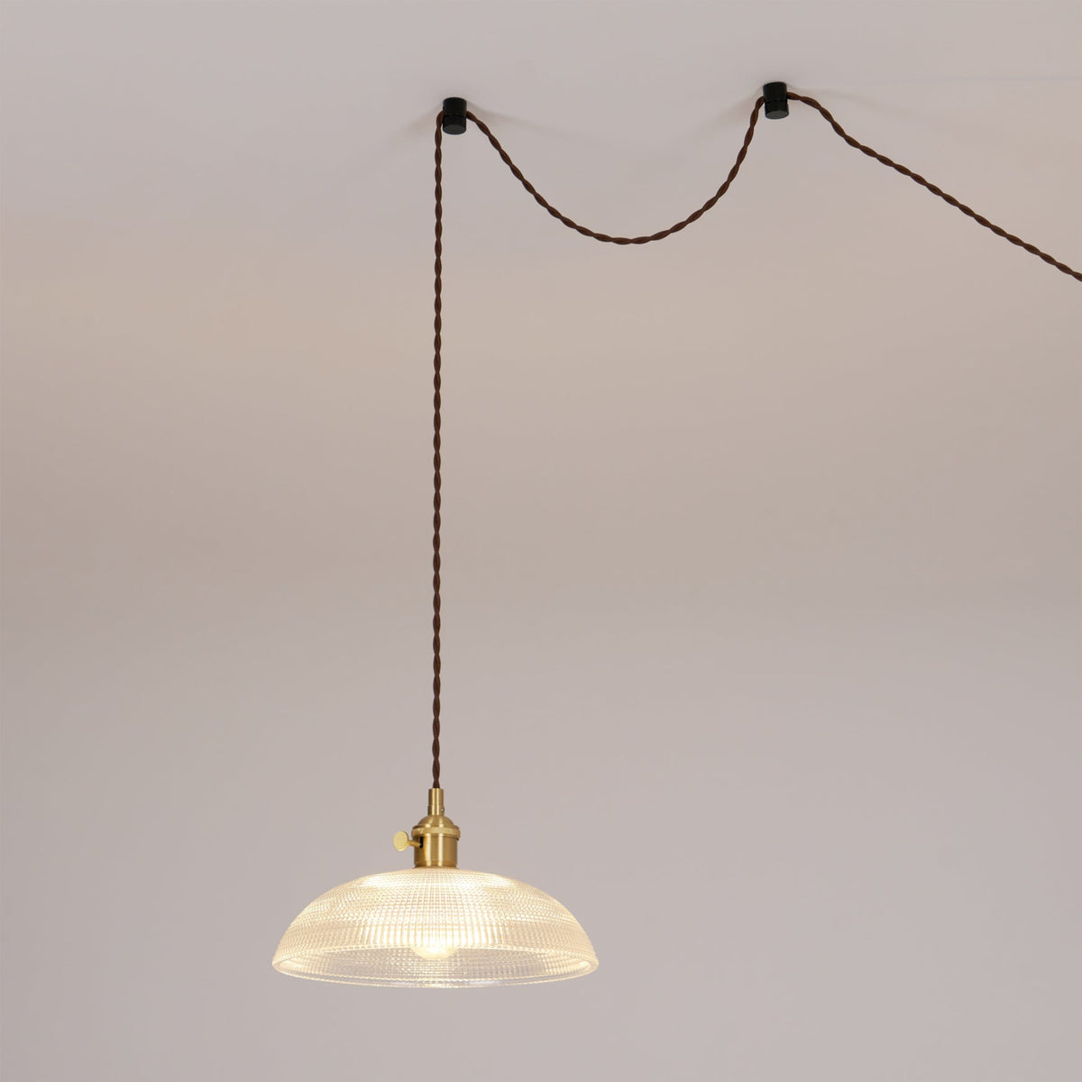 Ribbed Spiral Pendant Light – detail 31