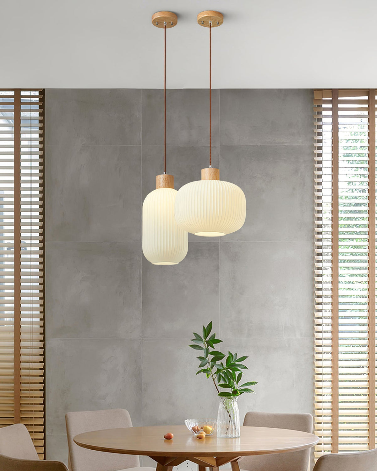 Lampa wisząca ryflowana Lesorro