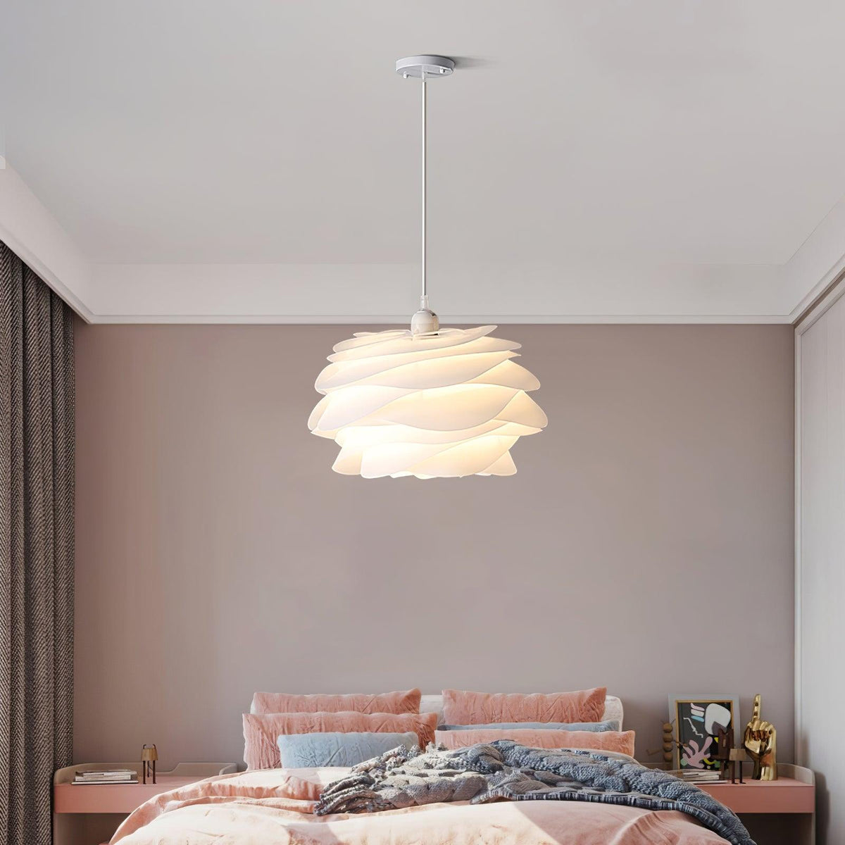 Lampa wisząca kwiatowa Kornrik