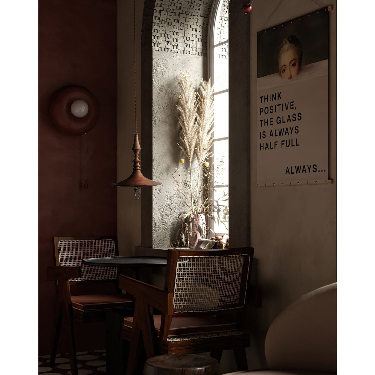 Lampa wisząca vintage Anli