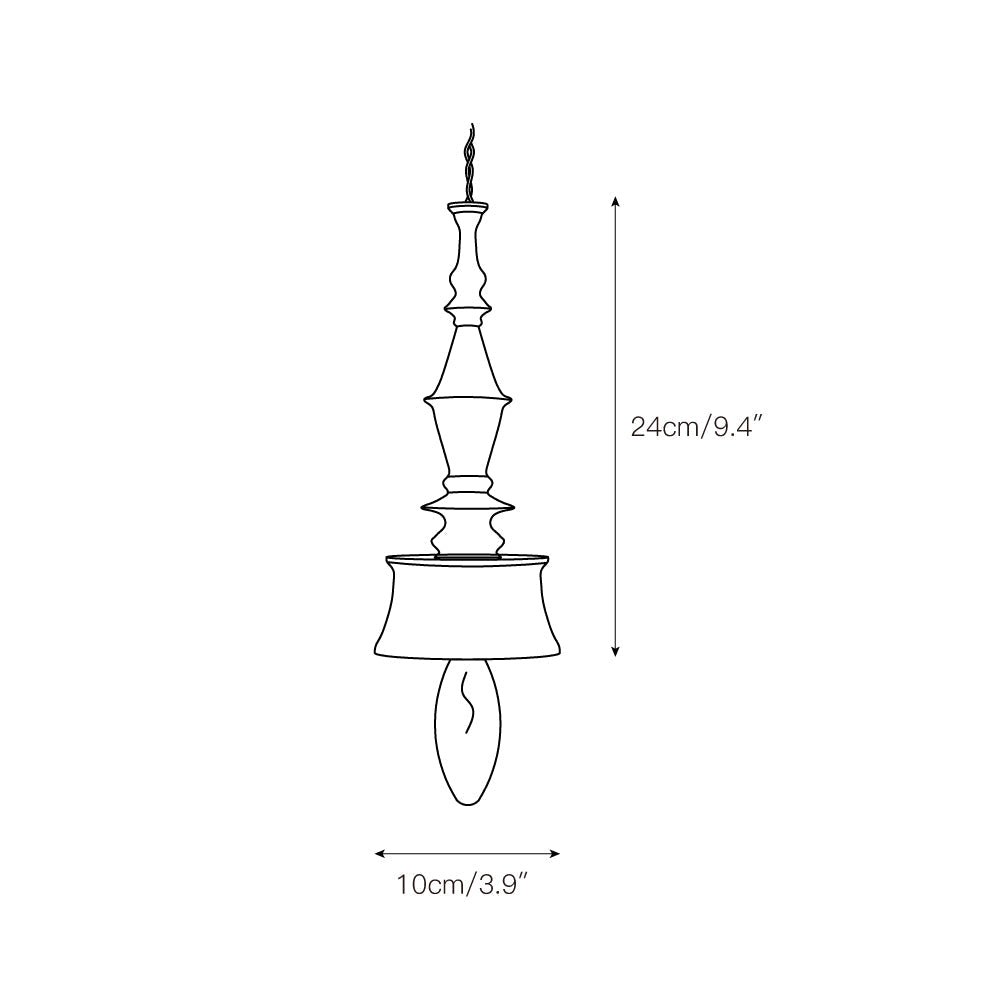 Lampa wisząca vintage Anli