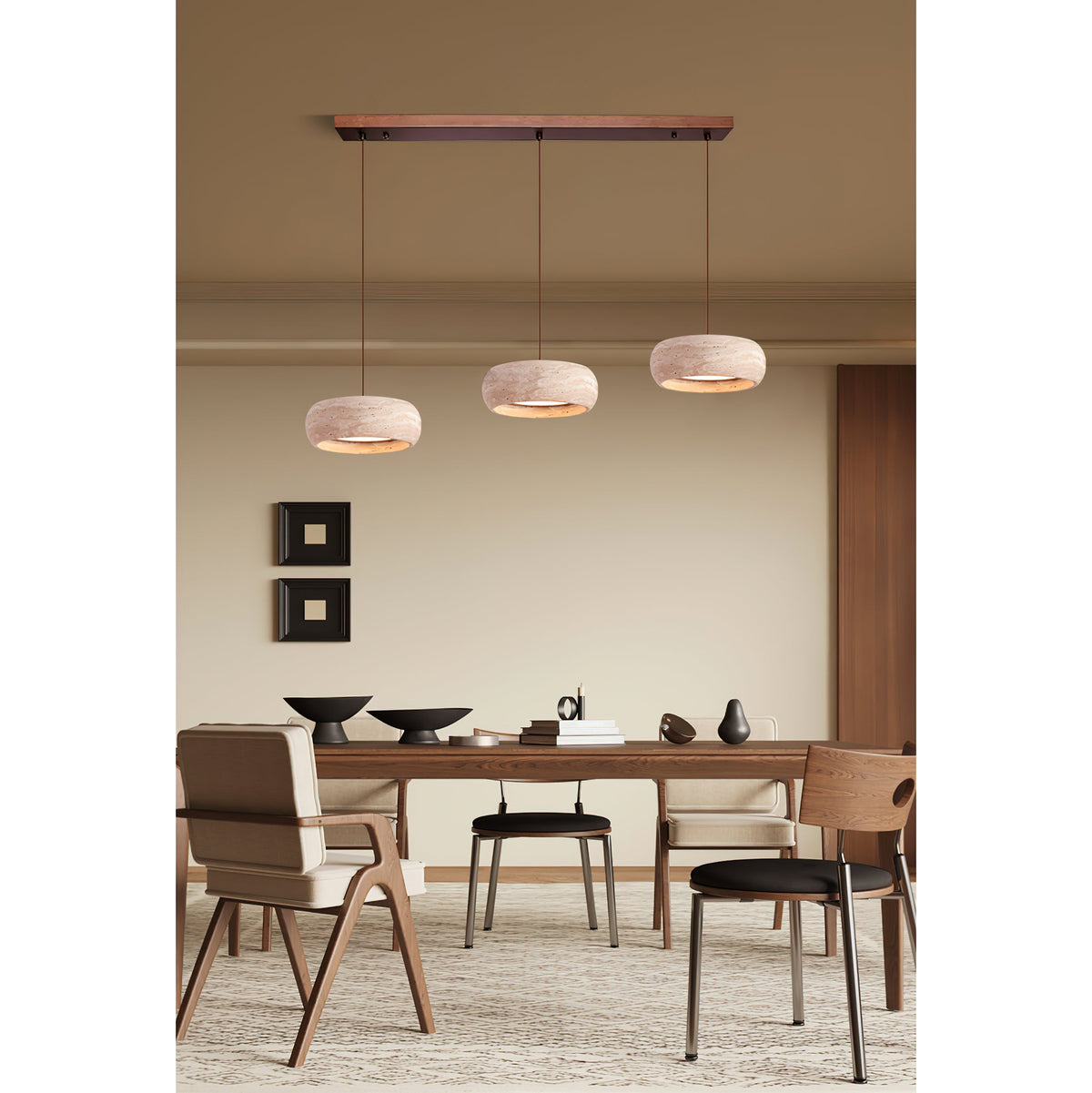 Lampa wisząca okrągła Tomanar