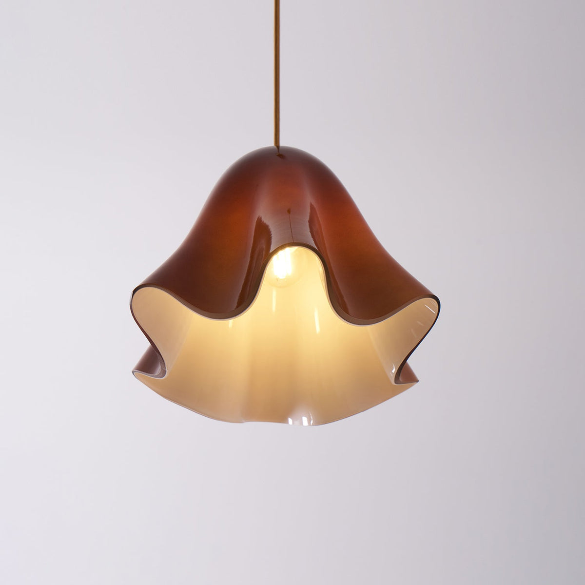 Lampa wisząca kwiatowa Kornna