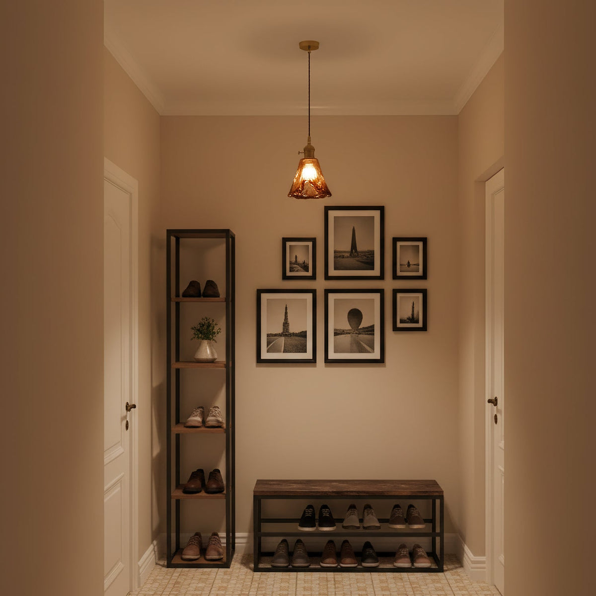 Lampa wisząca vintage Wikevol