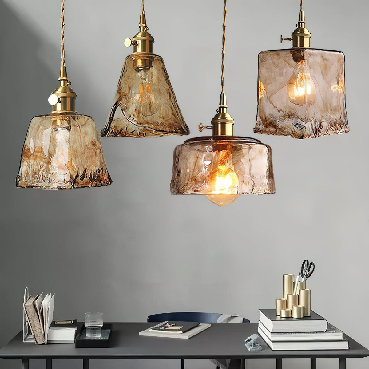 Lampa wisząca vintage Wikevol