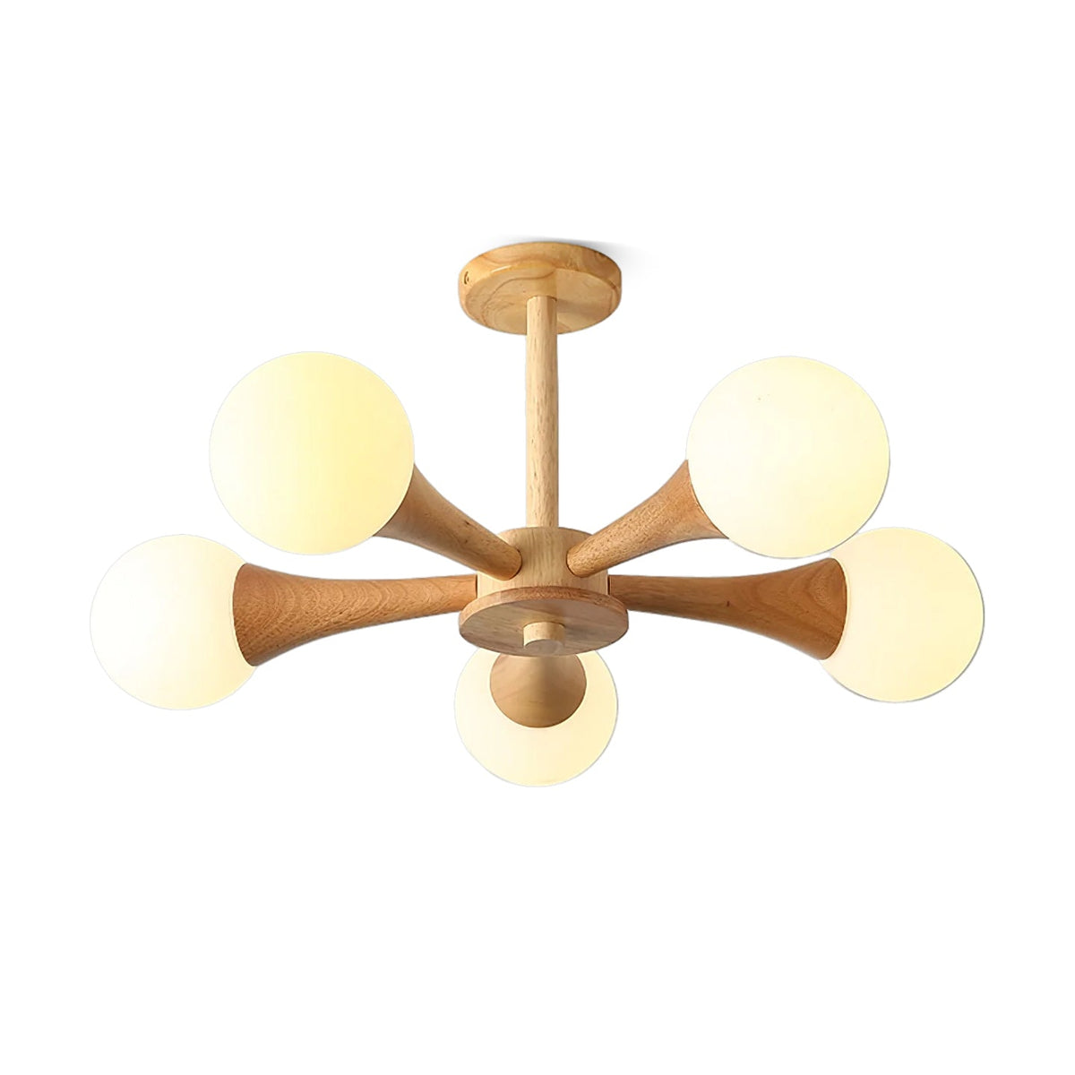Wooden Nera Chandelier – detail 19