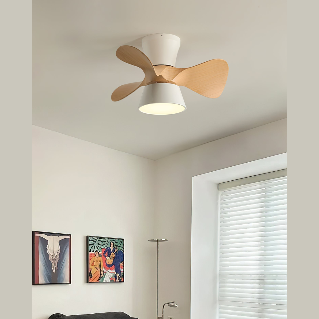Ventilateur de plafond lumineux Delcora