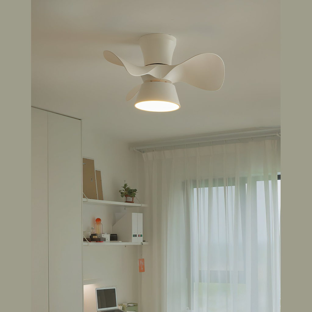Ventilateur de plafond lumineux Delcora