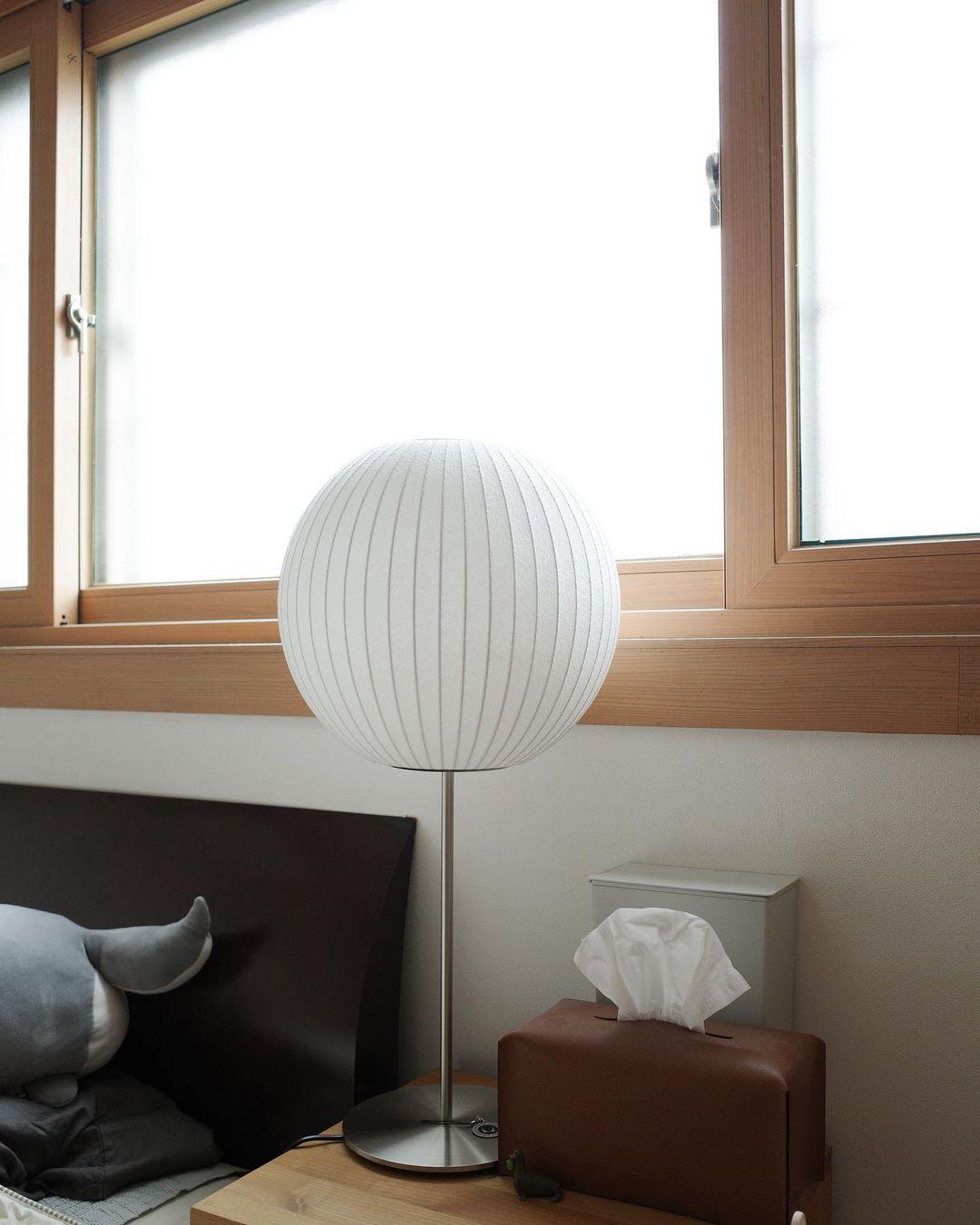 Faux Silk Bubble Table Lamp – detail 31
