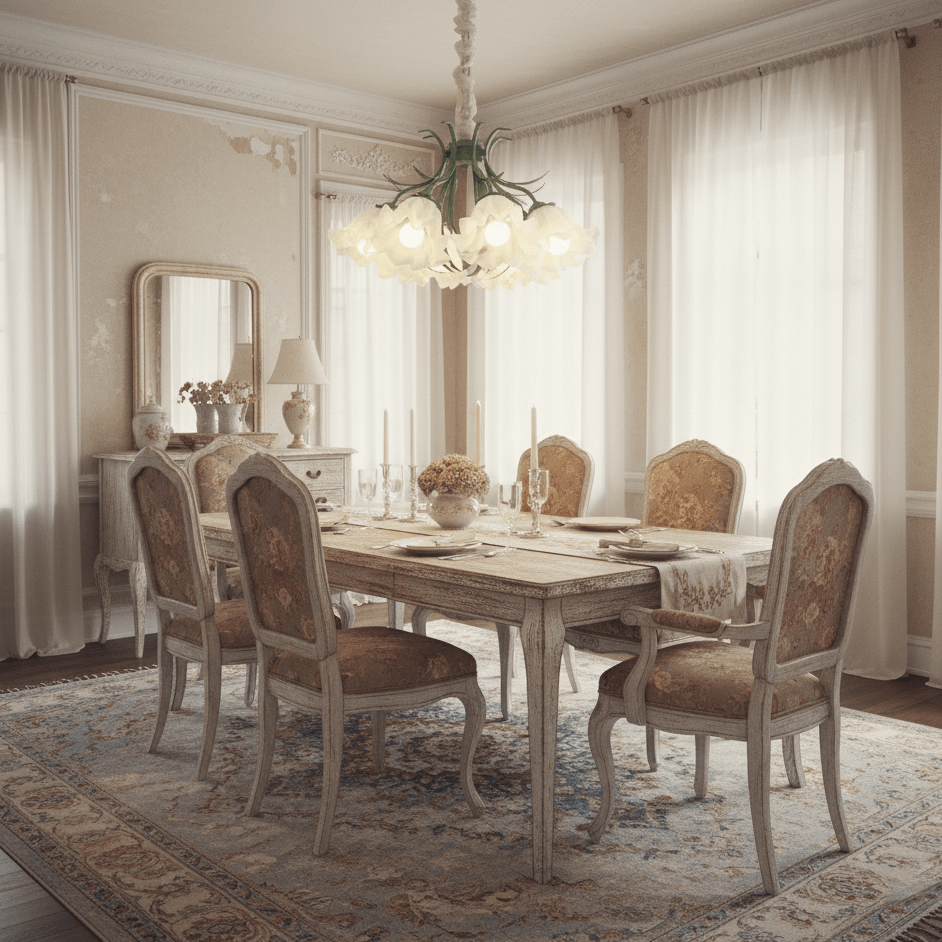 Lily of the Valley Flower Chandelier – detail 12