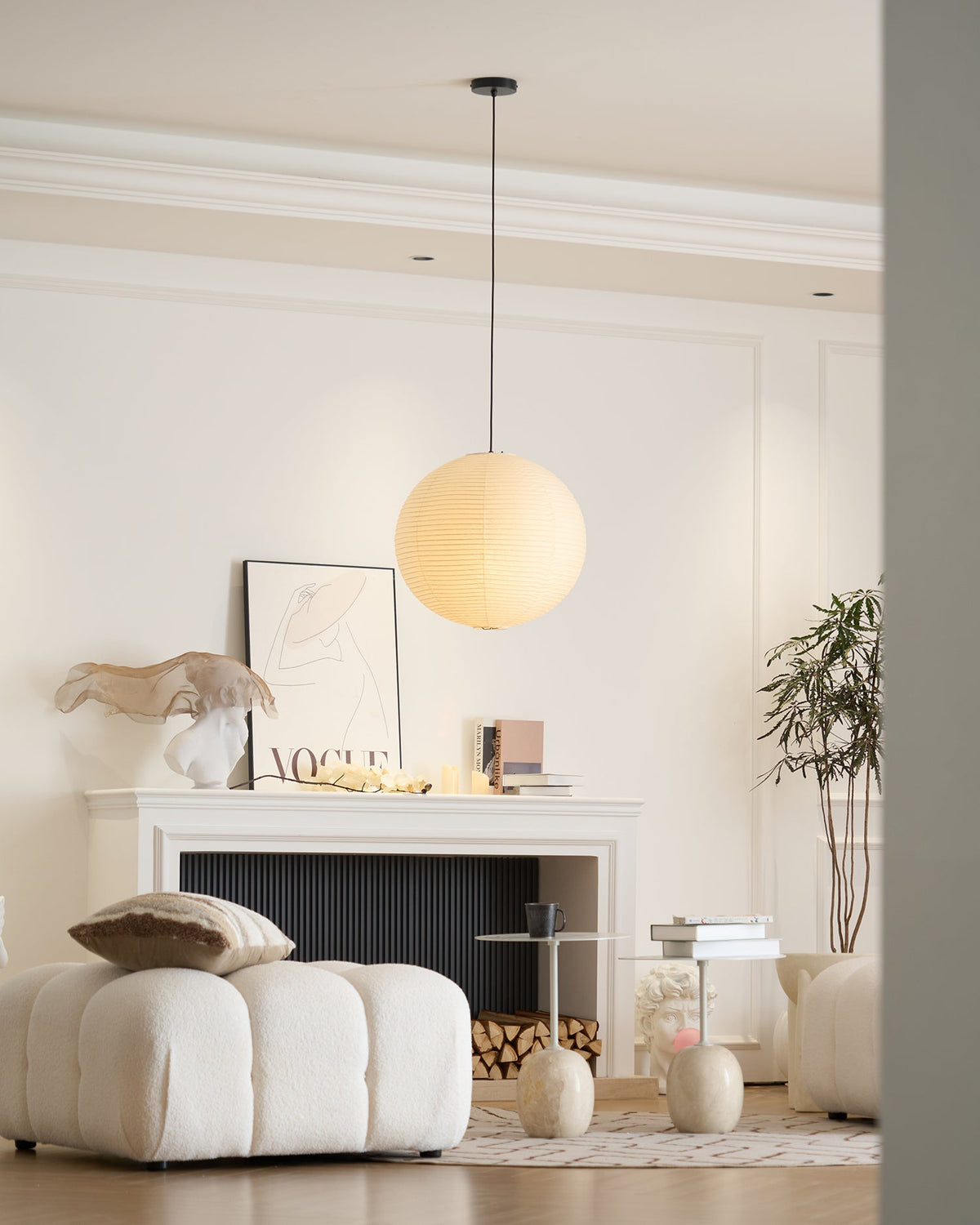 Lampa wisząca kulista Lenme