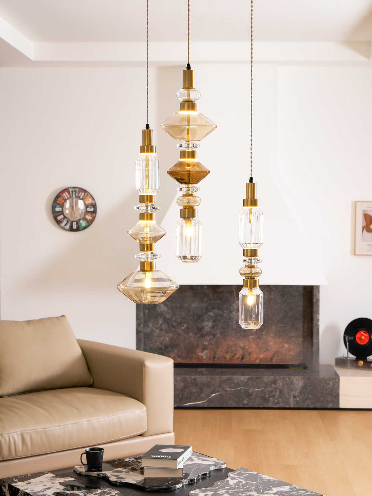 Lampa wisząca geometryczna Galloka