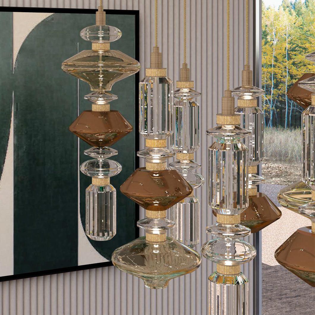 Lampa wisząca geometryczna Galloka