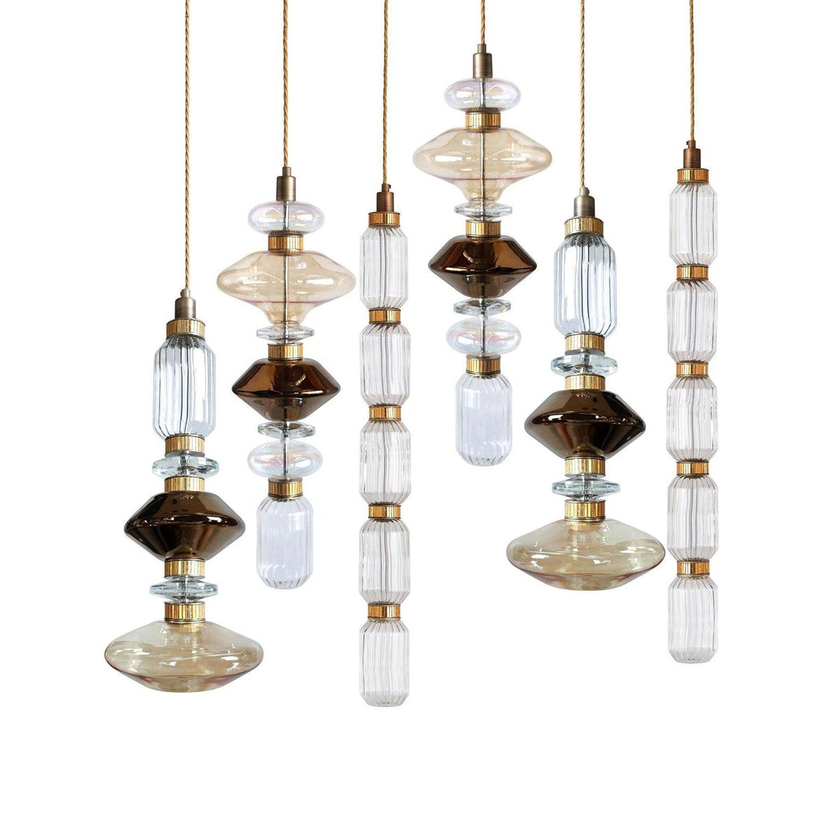 Lampa wisząca geometryczna Galloka