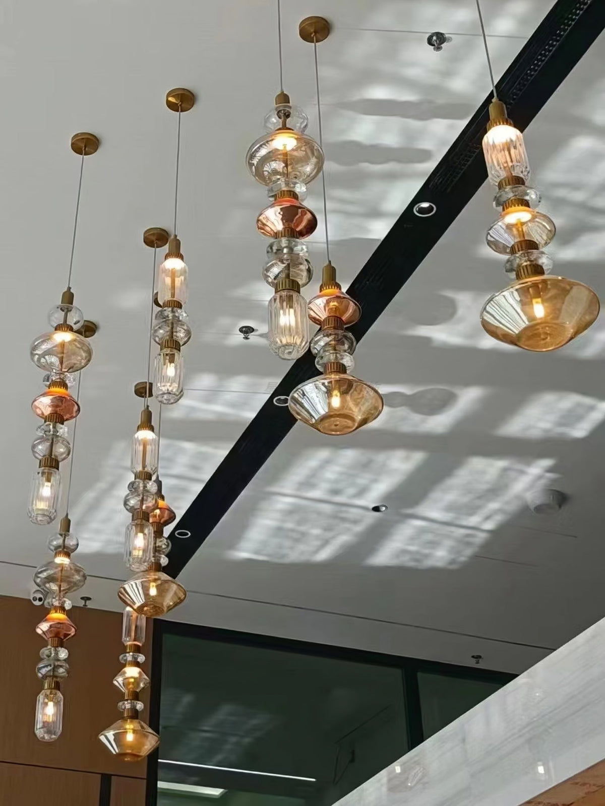 Lampa wisząca geometryczna Galloka