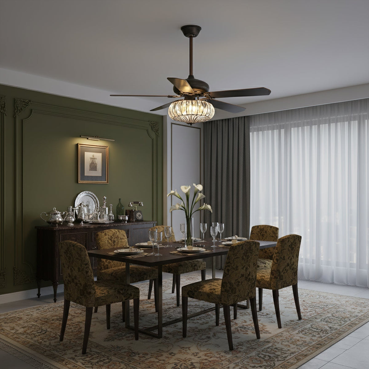 Bernardino Ceiling Fan Light – detail 4