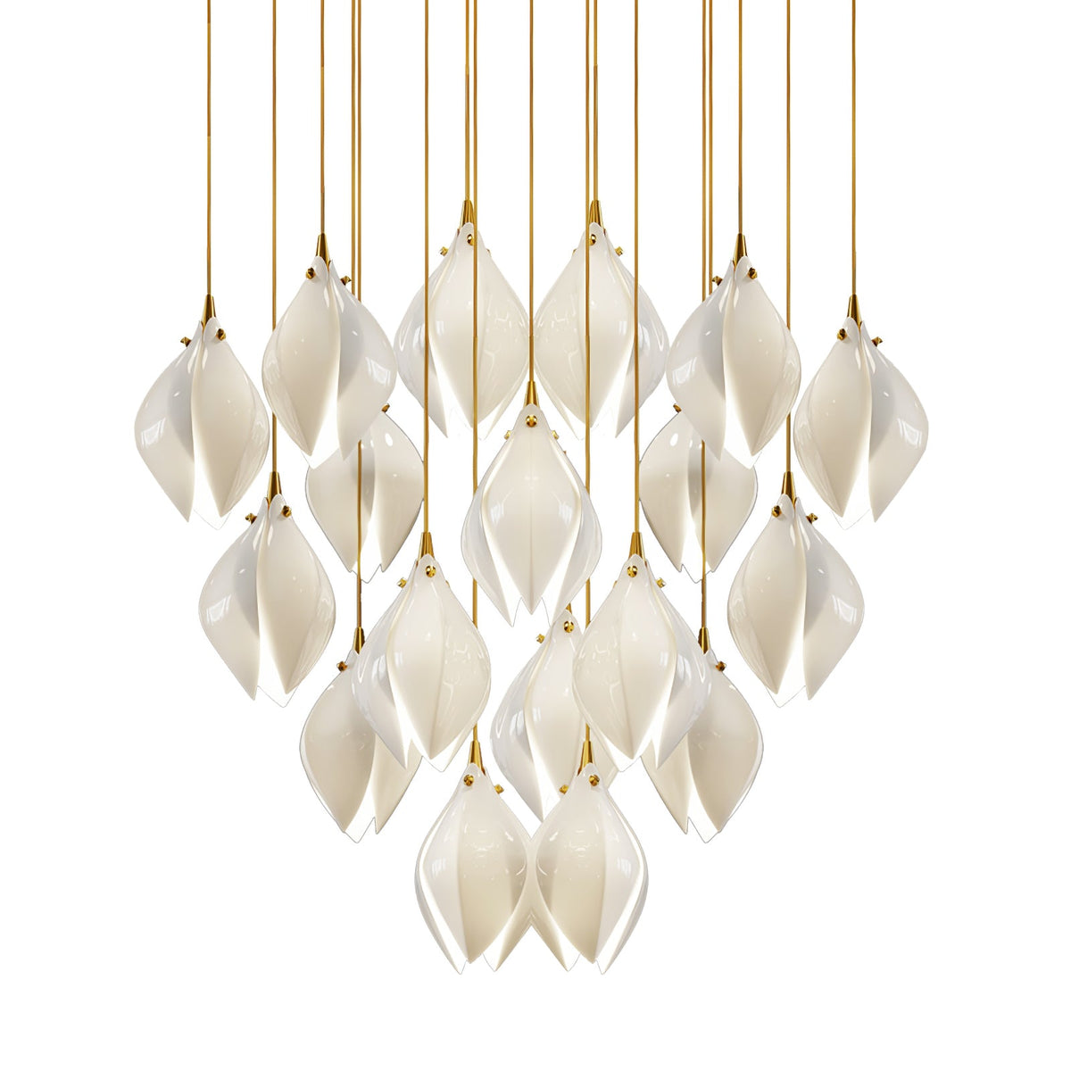 Lampa wisząca kwiatowa Jarel