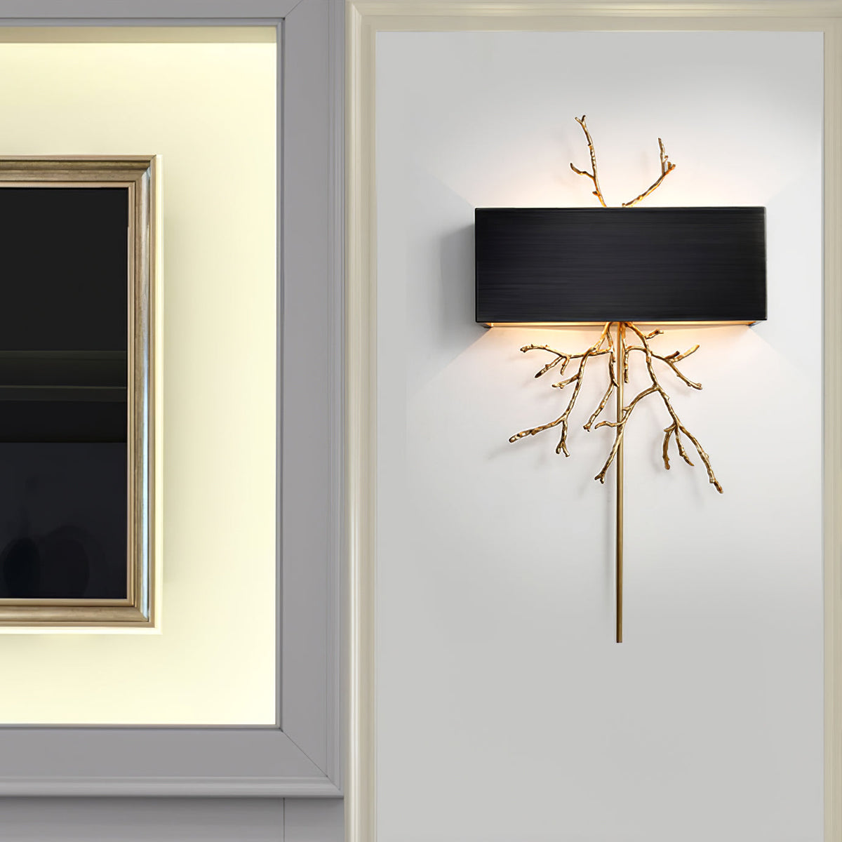 Brass Branch Wall Lamp – detail 16