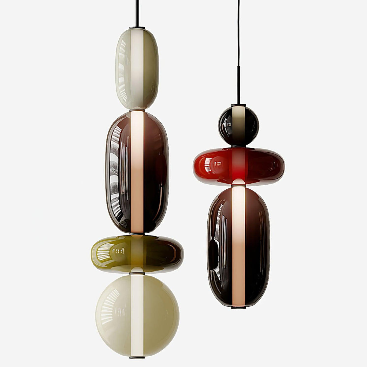 Candied Glass Combo Pendant Light – detail 17