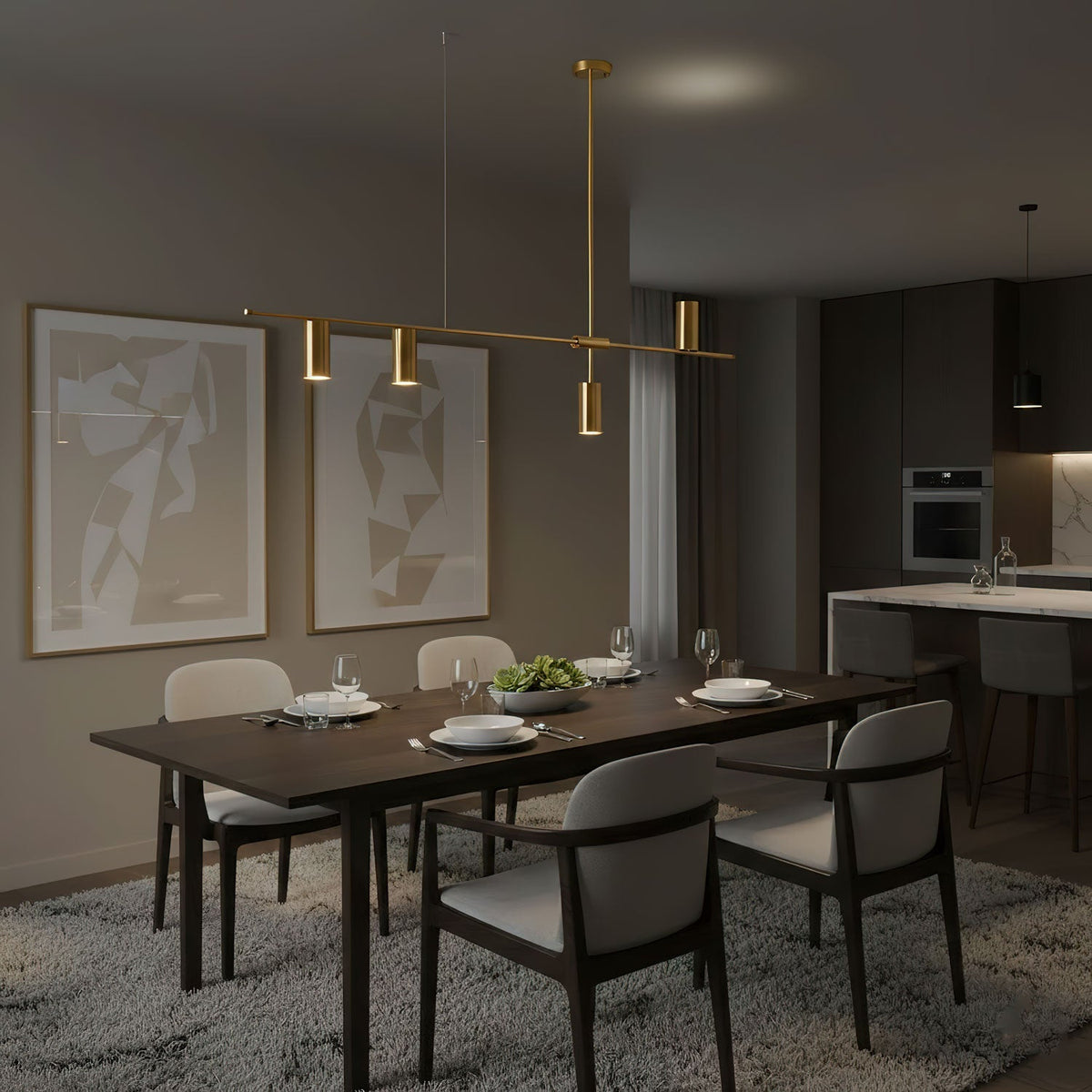 Cassandra Linear Chandelier – detail 3