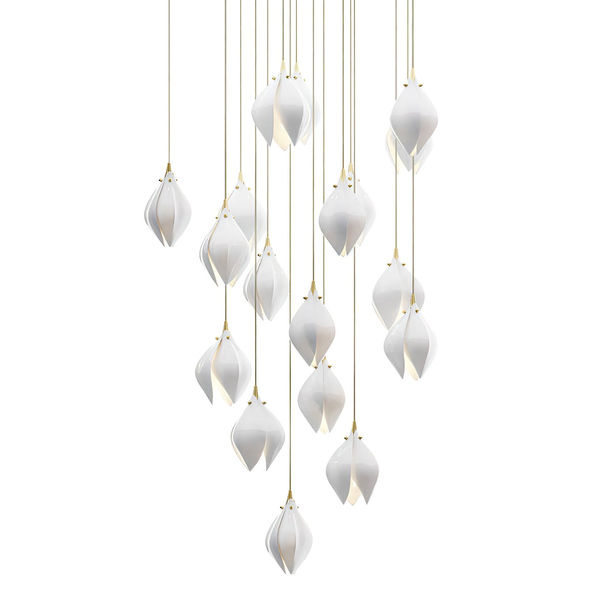 Lampa wisząca kwiatowa Jarel