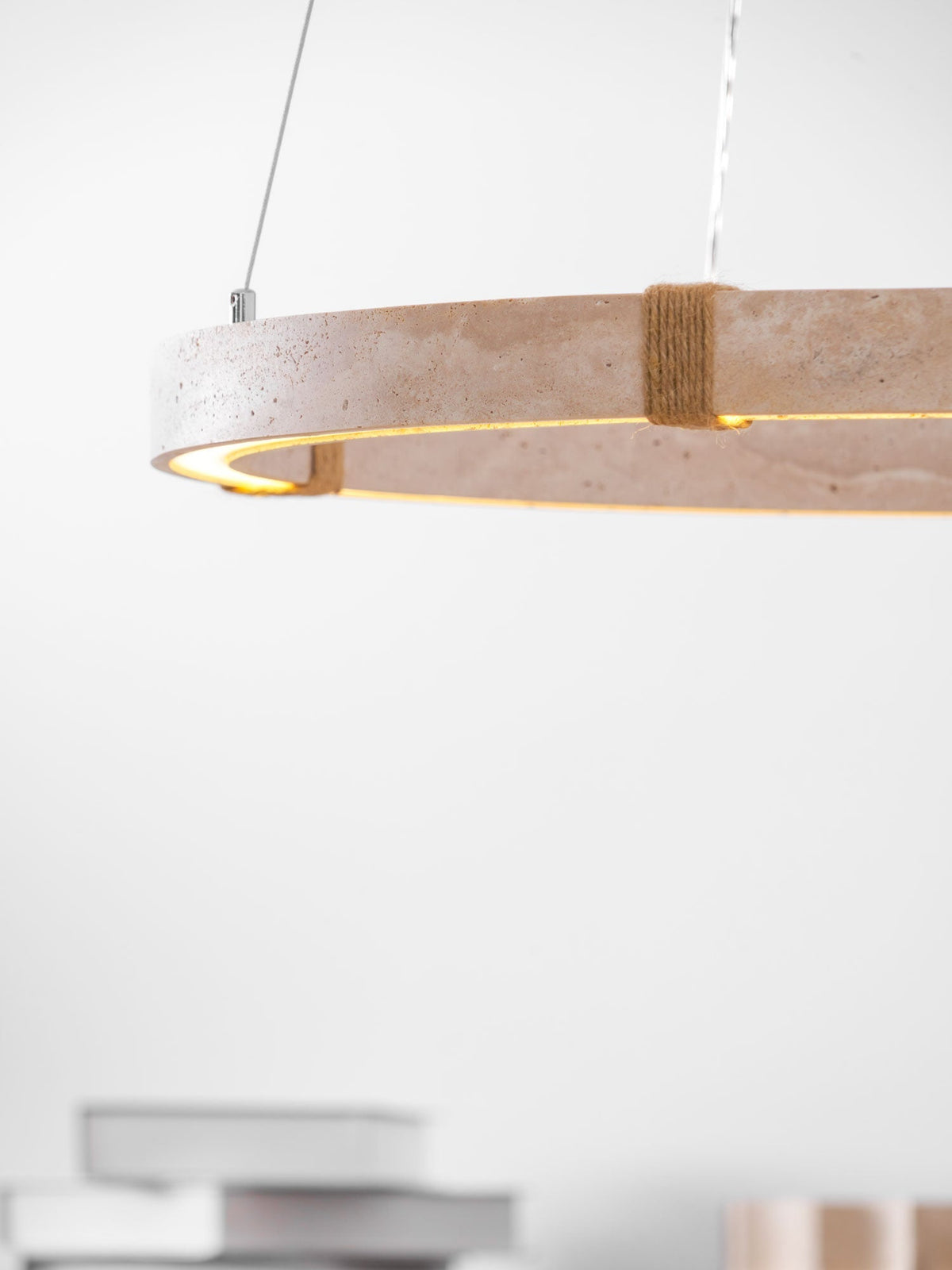 Circle Travertine Pendant Lamp – detail 26