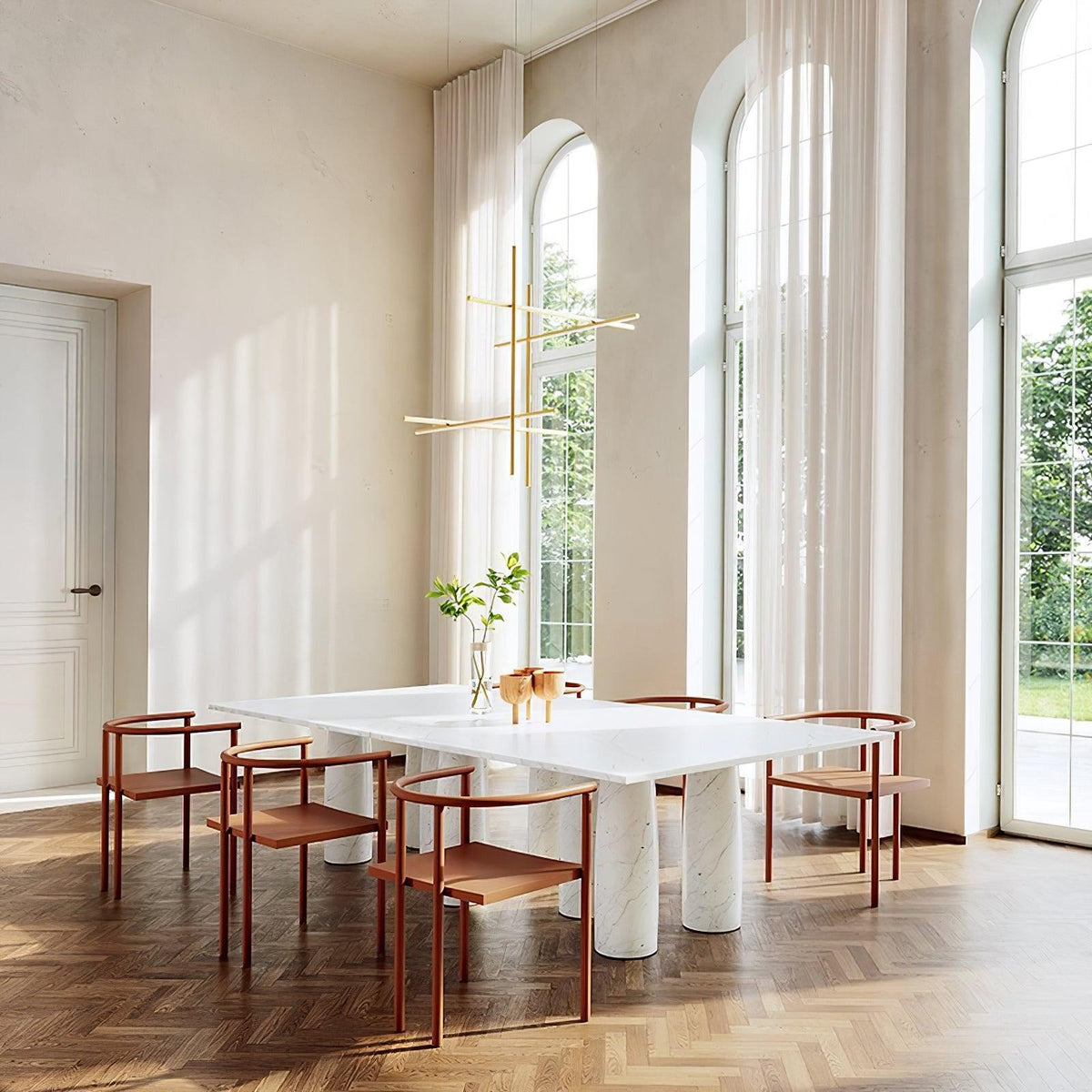 Gridline Linear Chandelier – detail 23