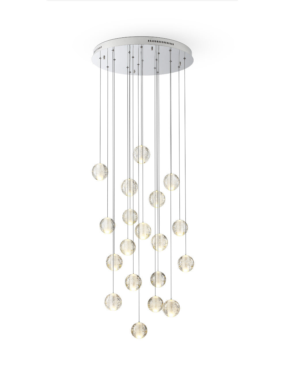 Crystal Bubbles Balls Pendant Lamp - Vakkerlight