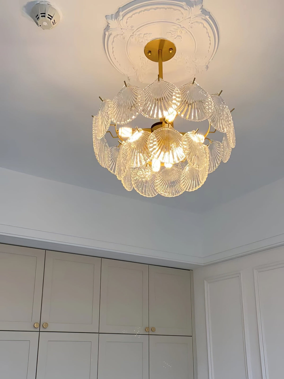 Shell Glass Chandelier – detail 7