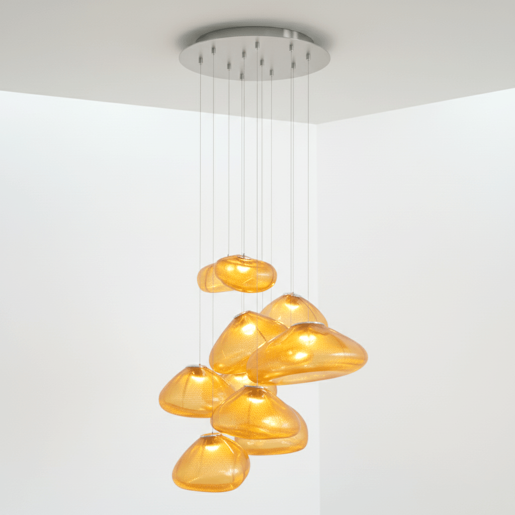 Lampa wisząca rzeźbiarska Lena