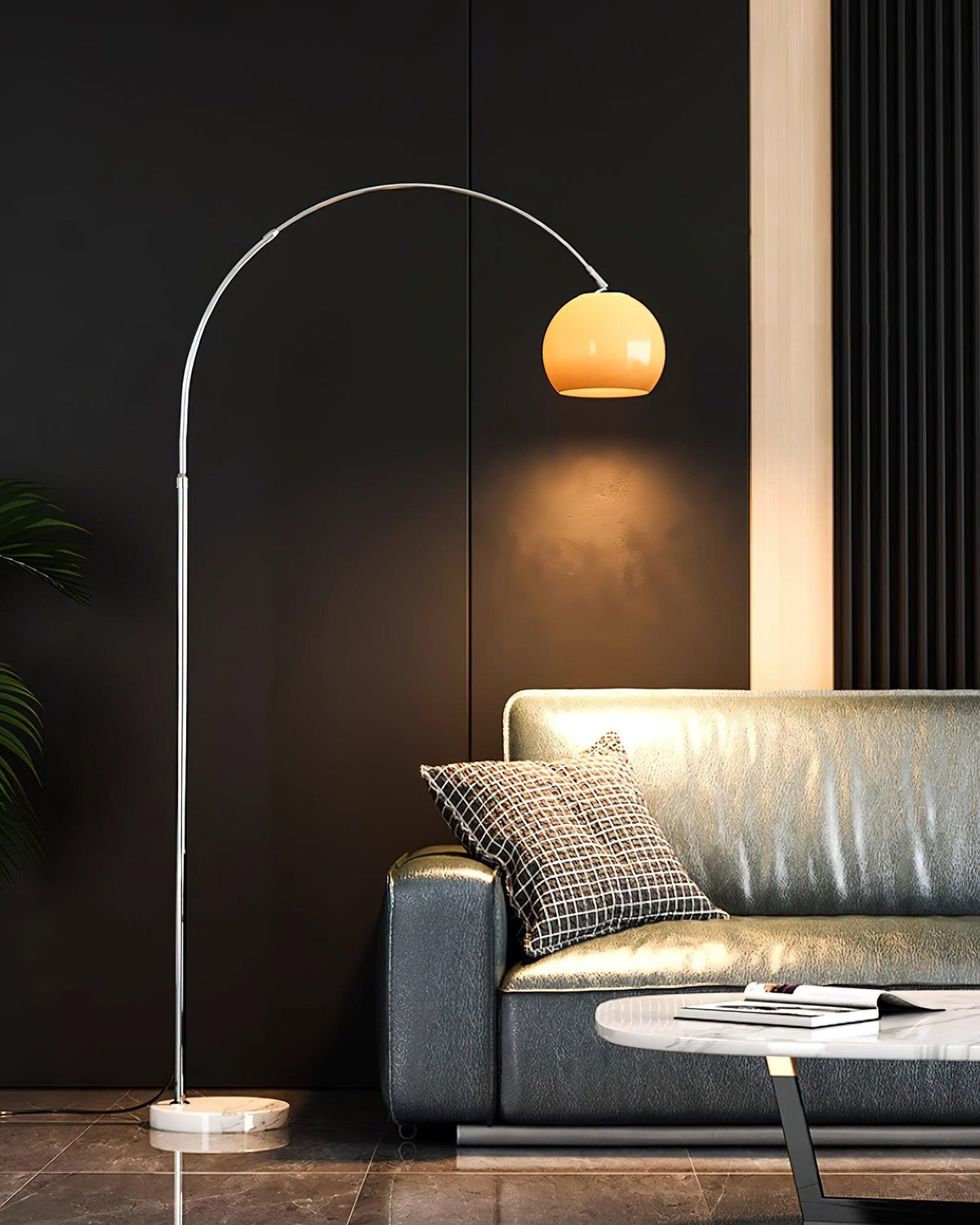 Lampa podłogowa łukowa Polma