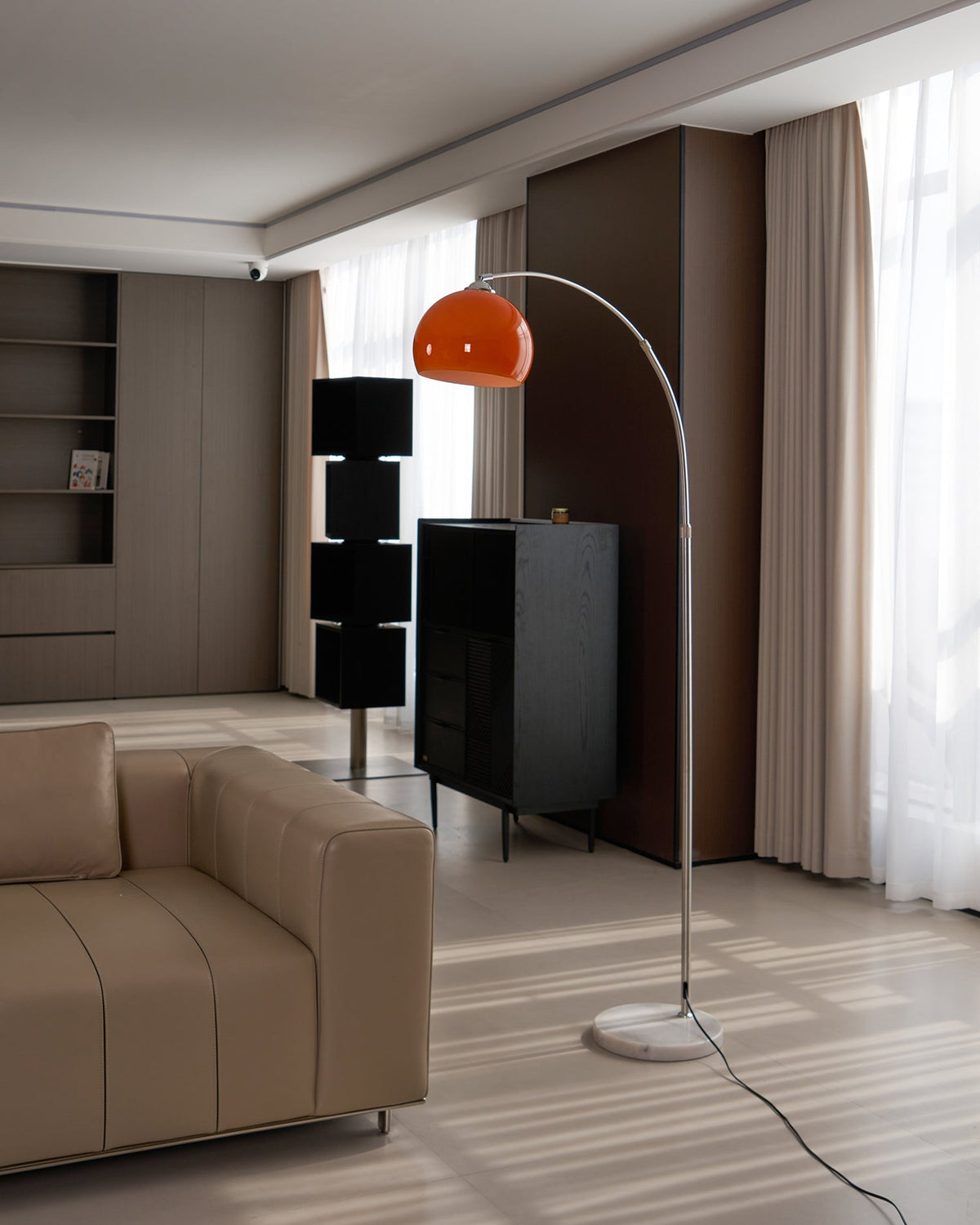 Lampa podłogowa łukowa Polma