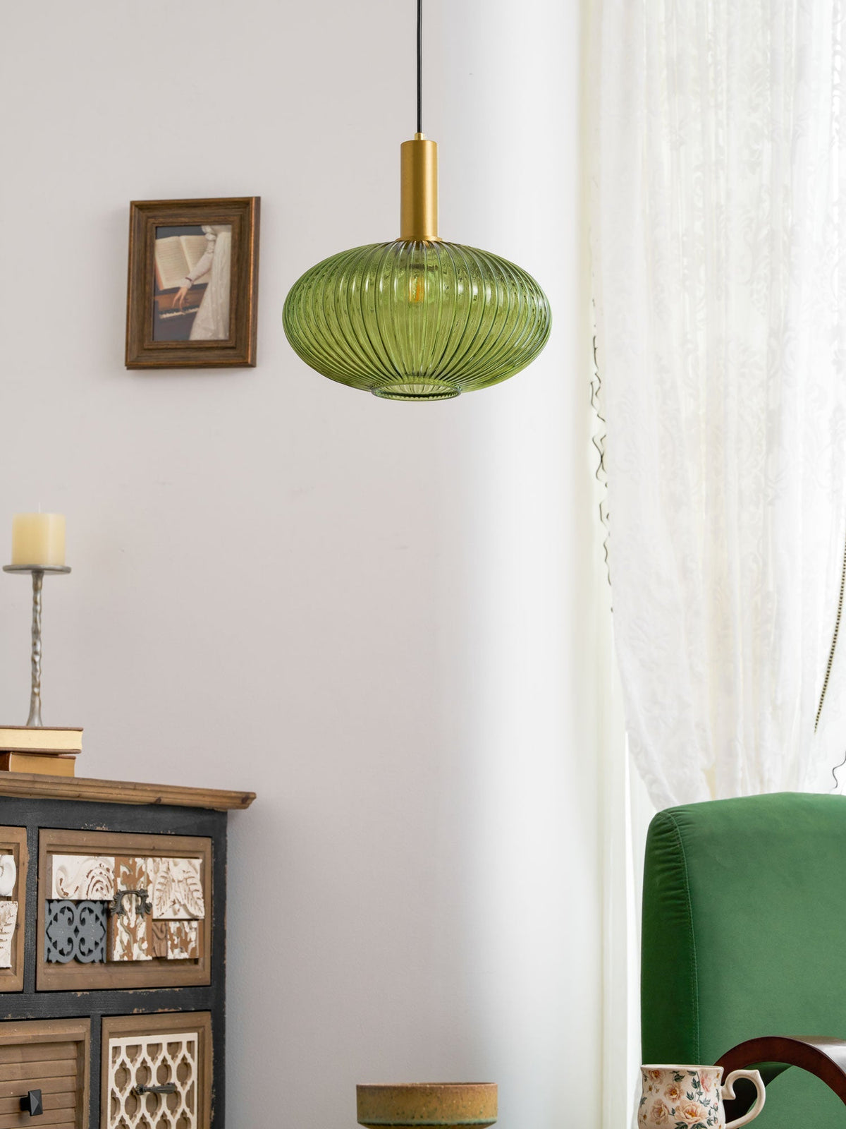 Lampa wisząca ryflowana Wikvanor
