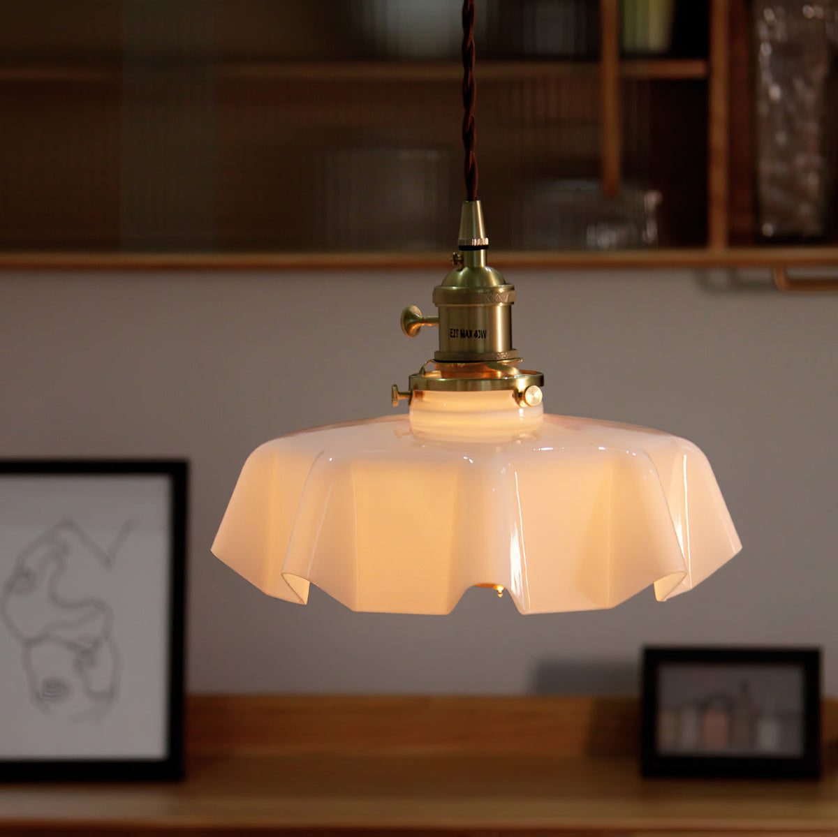 Lampa wisząca vintage Zelarik