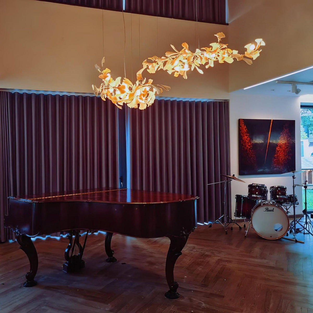 Porcelain Gingko Chandelier – detail 30