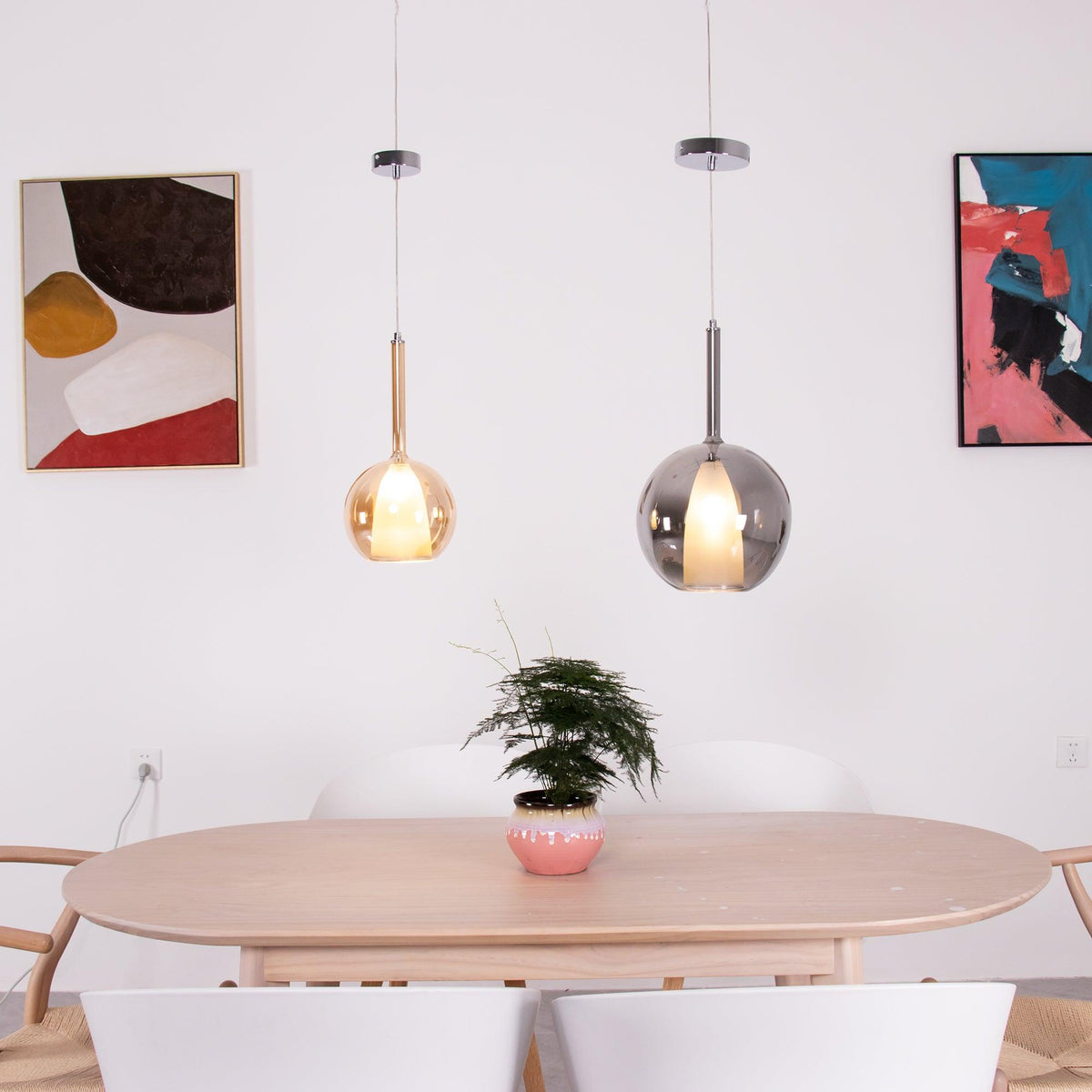 Lampa wisząca kula Nadmiska