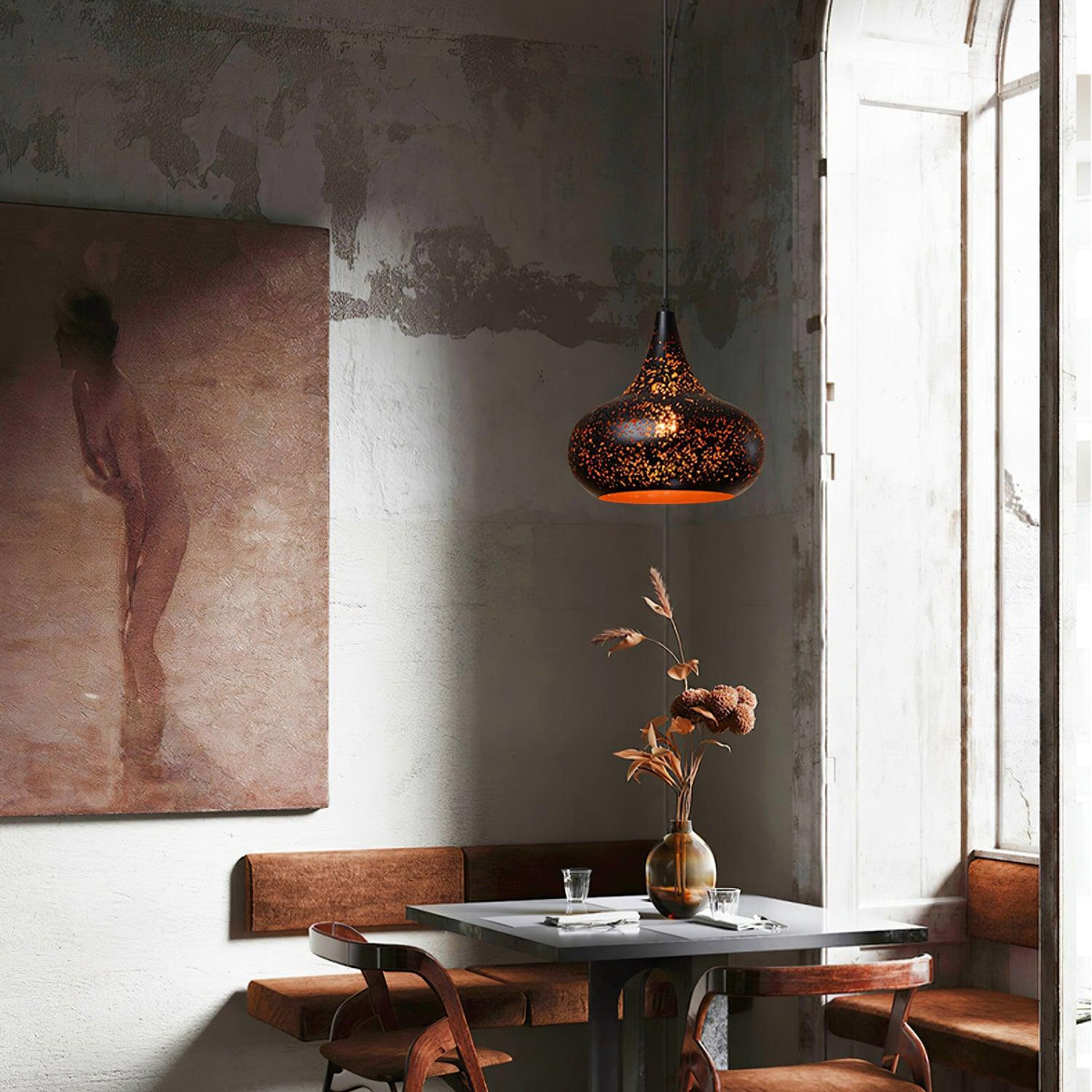 Hollow Industrial Pendant Lamp – detail 11