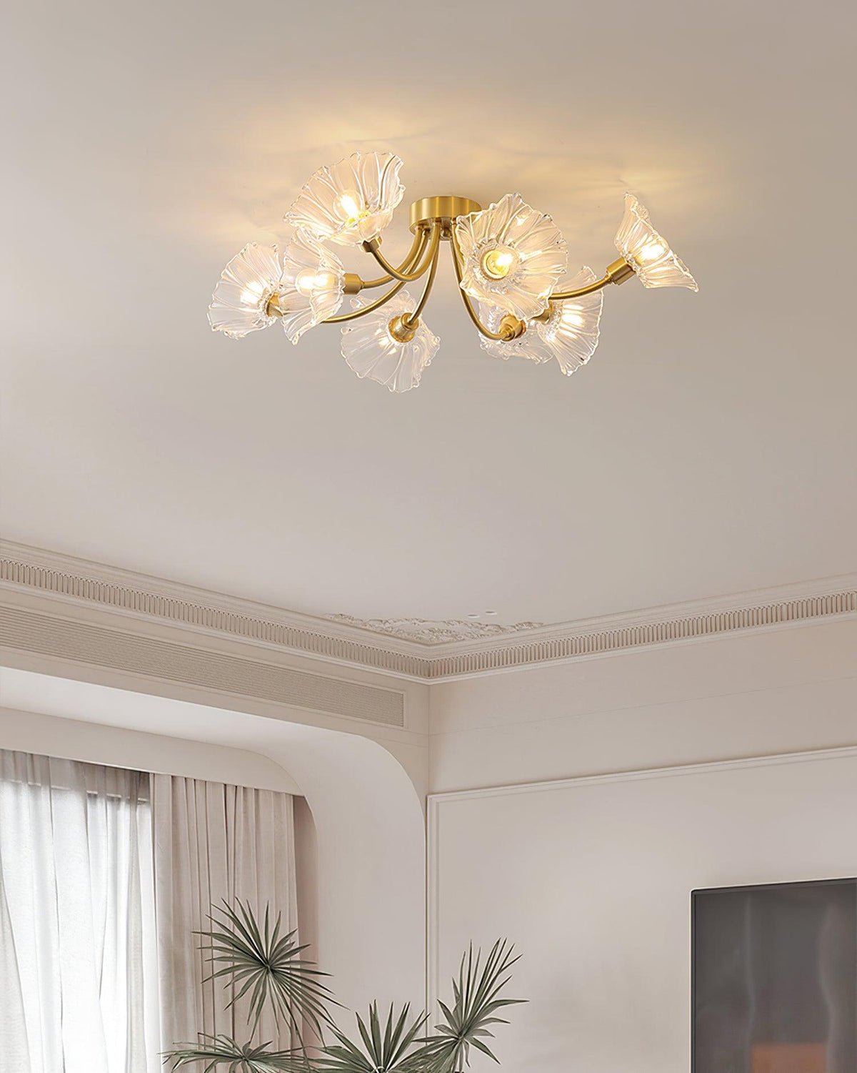 Kalin Flower Glass Ceiling Lamp – detail 20