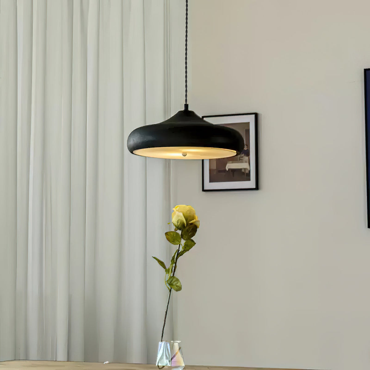 Lampa wisząca okrągła Klaen