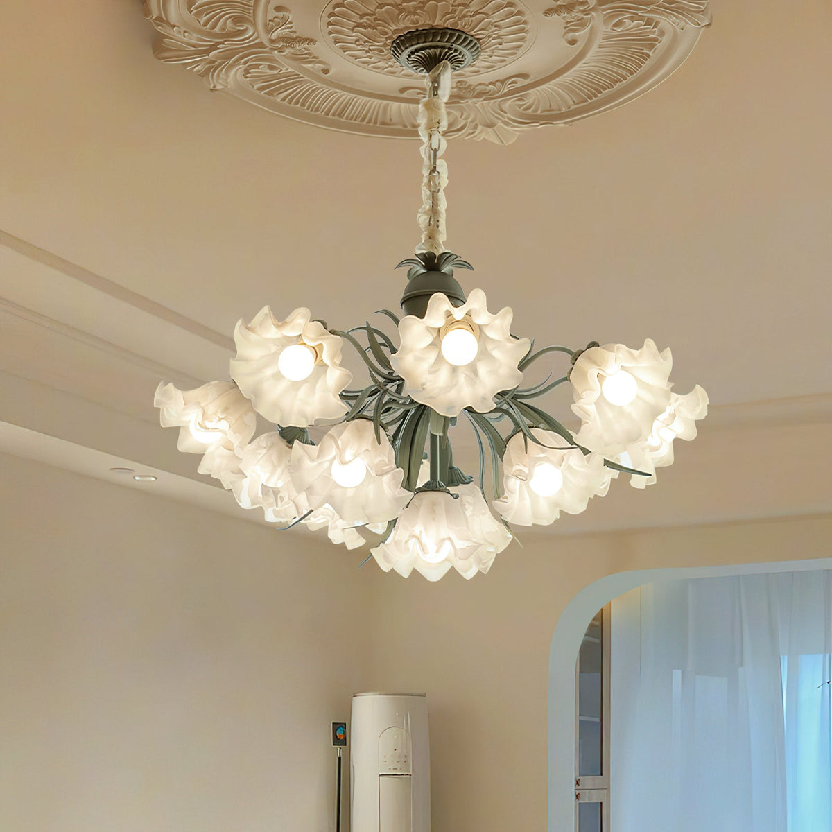 Lily of the Valley Flower Chandelier – detail 17